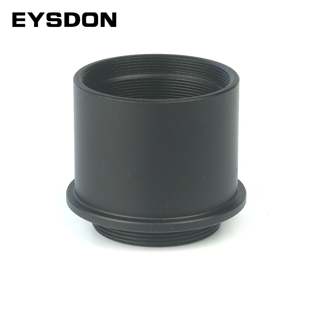 Ethysdon konverter adaptor C/CS 1,25 inci, konverter logam penuh untuk antarmuka CCD Camcorder kamera CCTV Ke teleskop