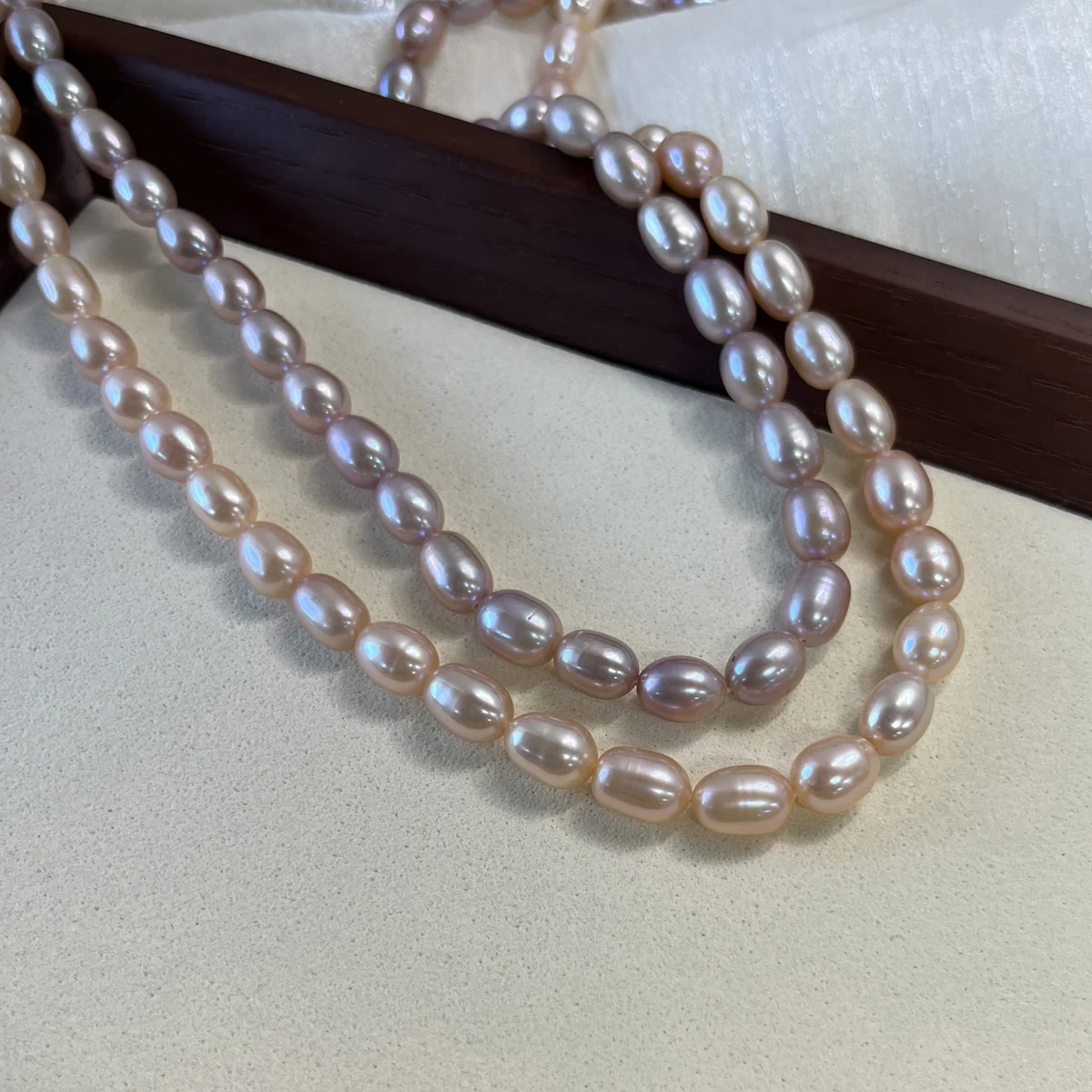 

AAA 7-8mm Natural Freshwater Pearl Rice Bead High Quality for DIY Women Men Necklace Bracelets Jewelry Making Accessories