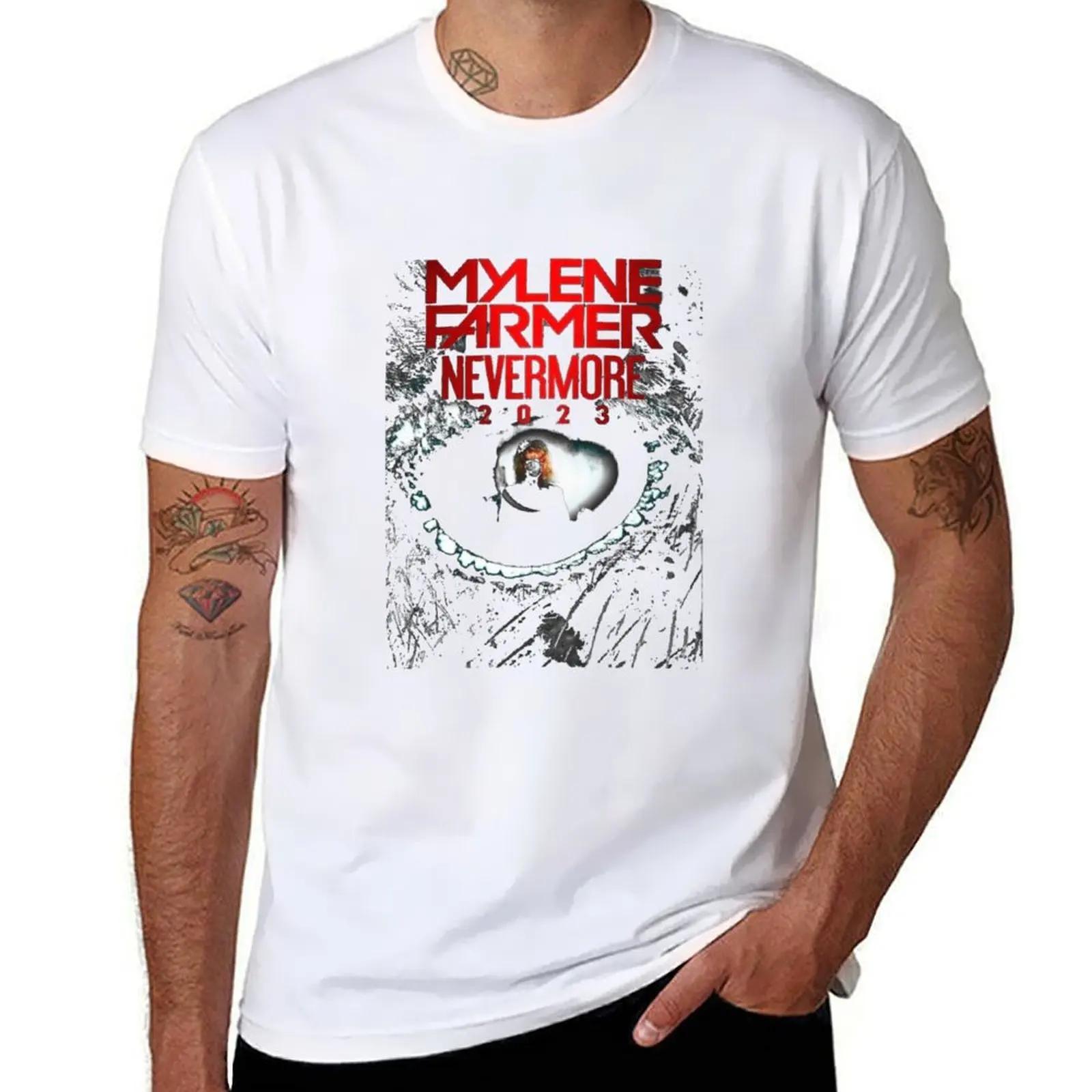 

mlene fármer névermore, Mylene Farmer 2023, mylène farmer 2022 T-Shirt t shirt for man T-Shirt