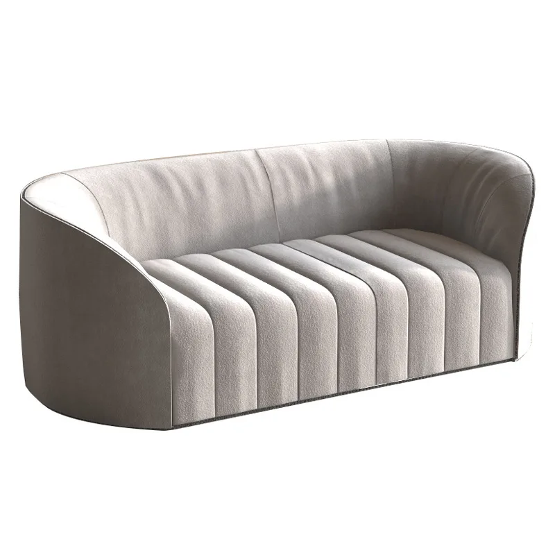 Commercial Office Rest Technology Fabric Sofa Meeting Hotel Sales Office Lobby Negotiation Chair Nordic Style Solid Wood