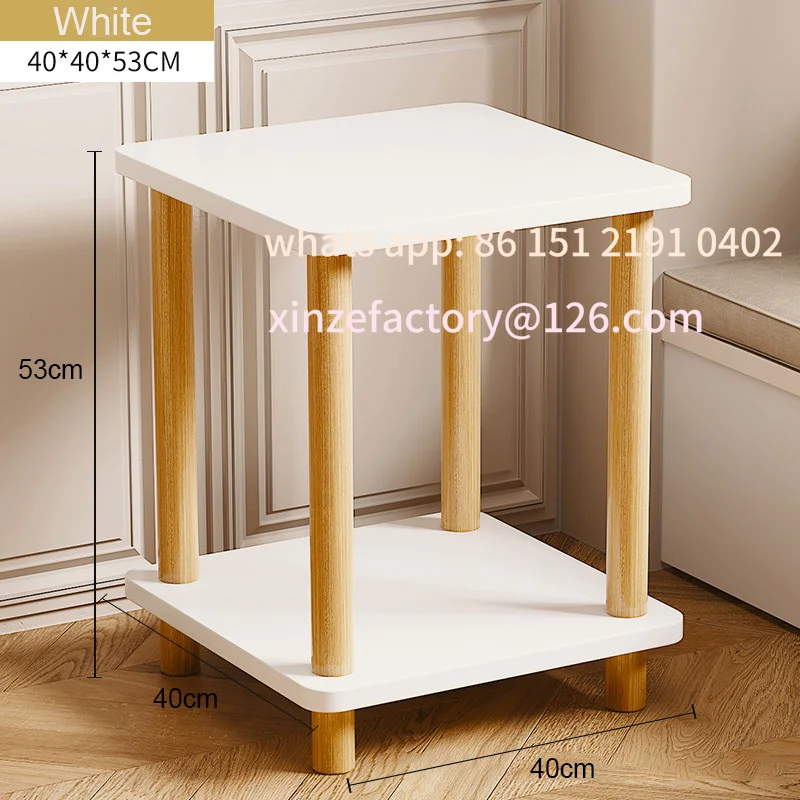 Customizable Movable 2-layer Corner Gap Storage Cabinet  Sofa Side Table Living Room Side Cabinet Tea Coffee Table Bedside