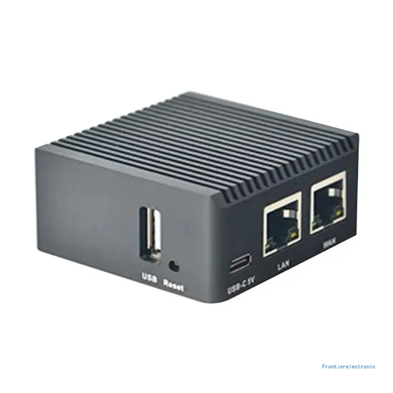 NanoPi R2S Open Source Mini Router Dubbele Ethernet-poorten 1GB RK3328 Metaal voor DropShipping