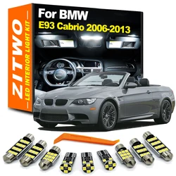 ZITWO 20 piezas Kit de bombillas LED de luz Interior de coche para BMW Serie 3 E93 Cabrio Convertible 2006-2013 accesorios de lámpara de cortesía de puerta