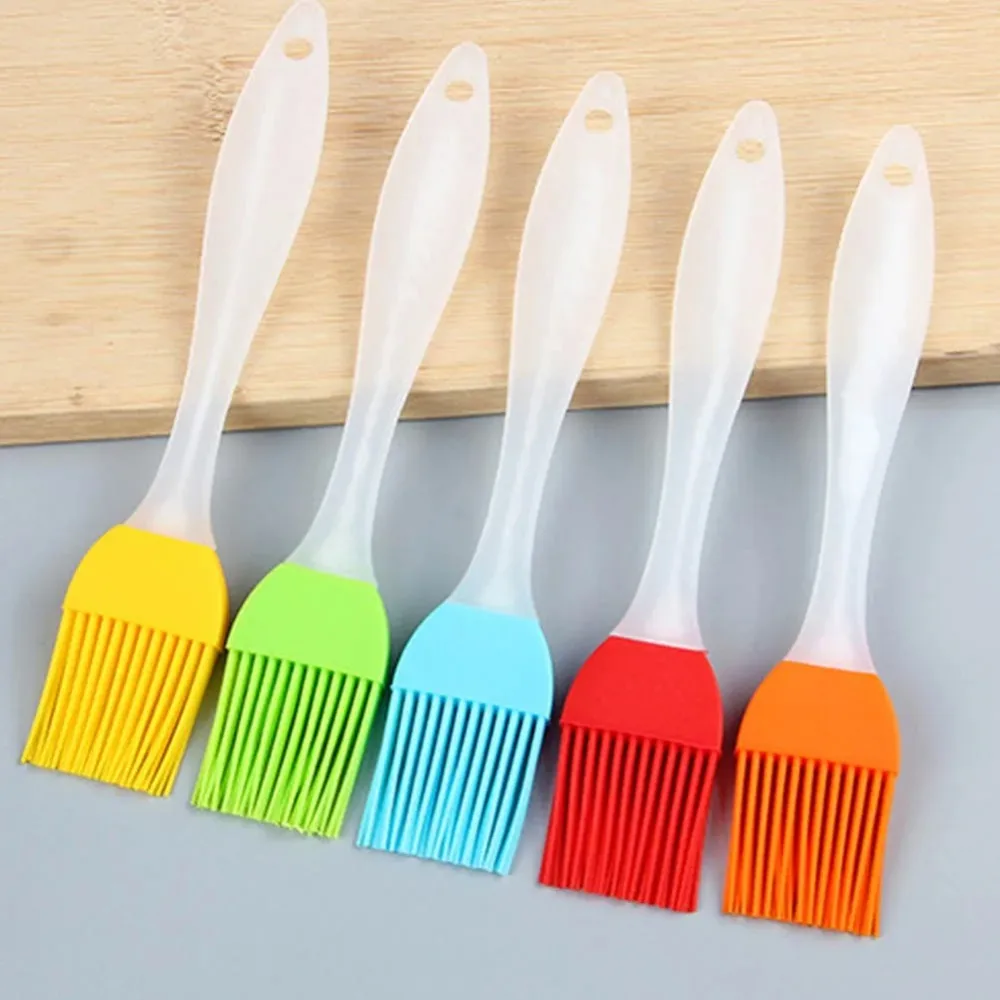 

Silicone Oil Brushes Baking Bakeware Bread Cook Brushes Pastry BBQ Basting Brush Seasoning Oil Brushes Kitchen Bar Baking Tools