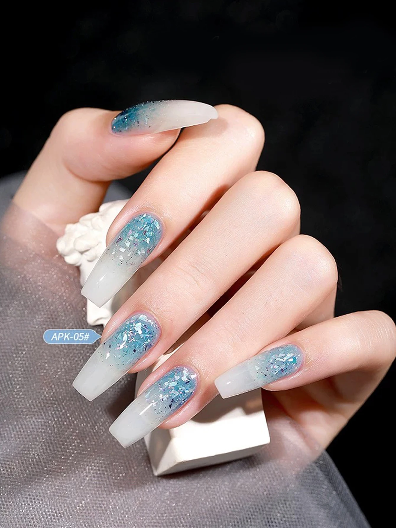 

1/9PCS 2025 Sea Gel Polish, NO.01-09 Pearl Flash & Whitening Mermaid Nails Supplies