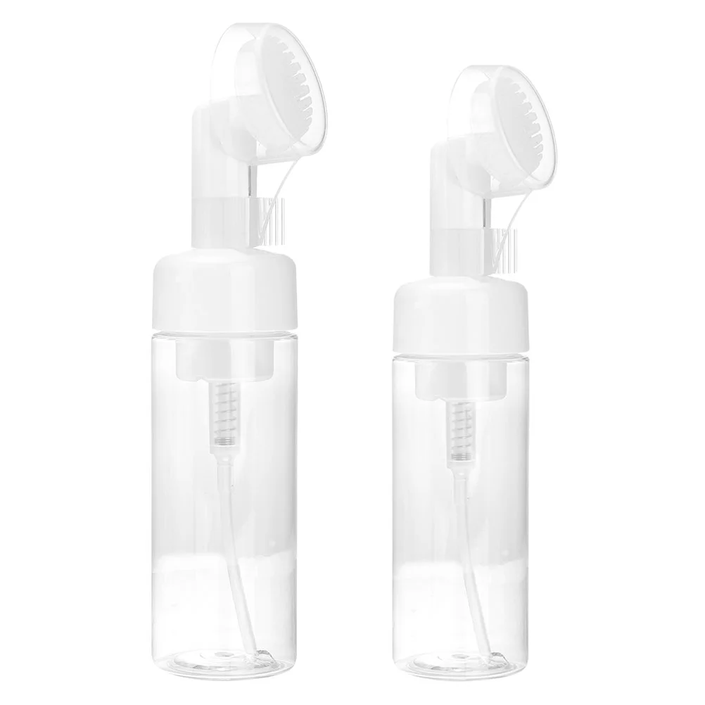 2 Pcs Foam Bottle Mousse Dispenser Hand Refillable Travel Bottles Shampoo Empty Pump Foaming Body Wash Soap Container