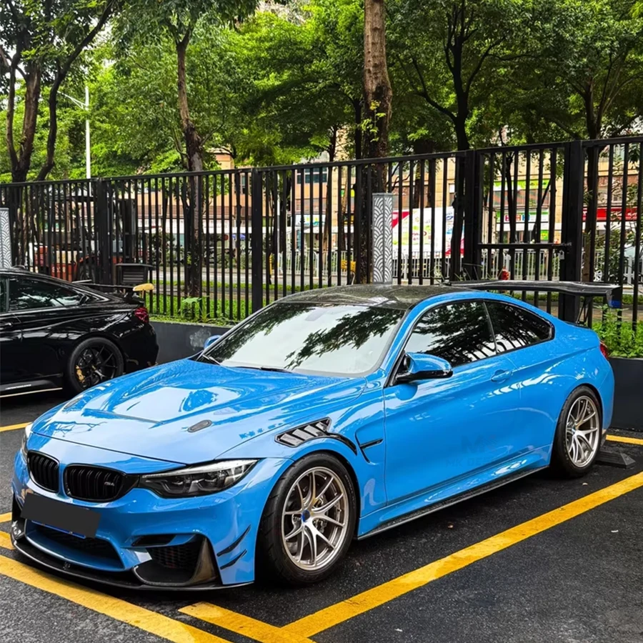 Carbon Fiber Side Fender Air Vent Trim Cover For BMW F80 M3 F82 F83 M4 2015-2020 Car Exterior Intake Mouldings Strip Auto Part
