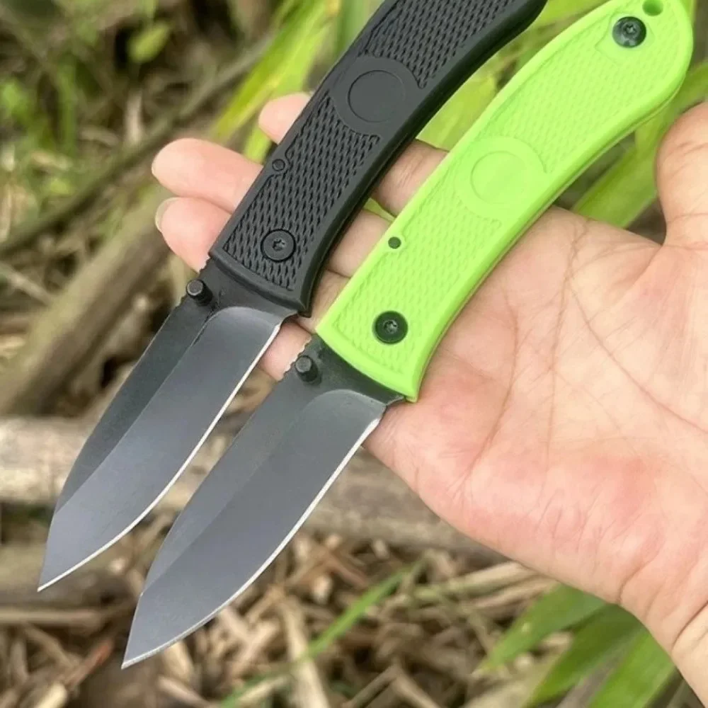 4062 EDC 440C شفرة التخييم في الهواء الطلق الصيد شواء سكينة تكتيكية ألياف النايلون مقبض متعددة الوظائف الصيد القتالية سكين للفرد #2