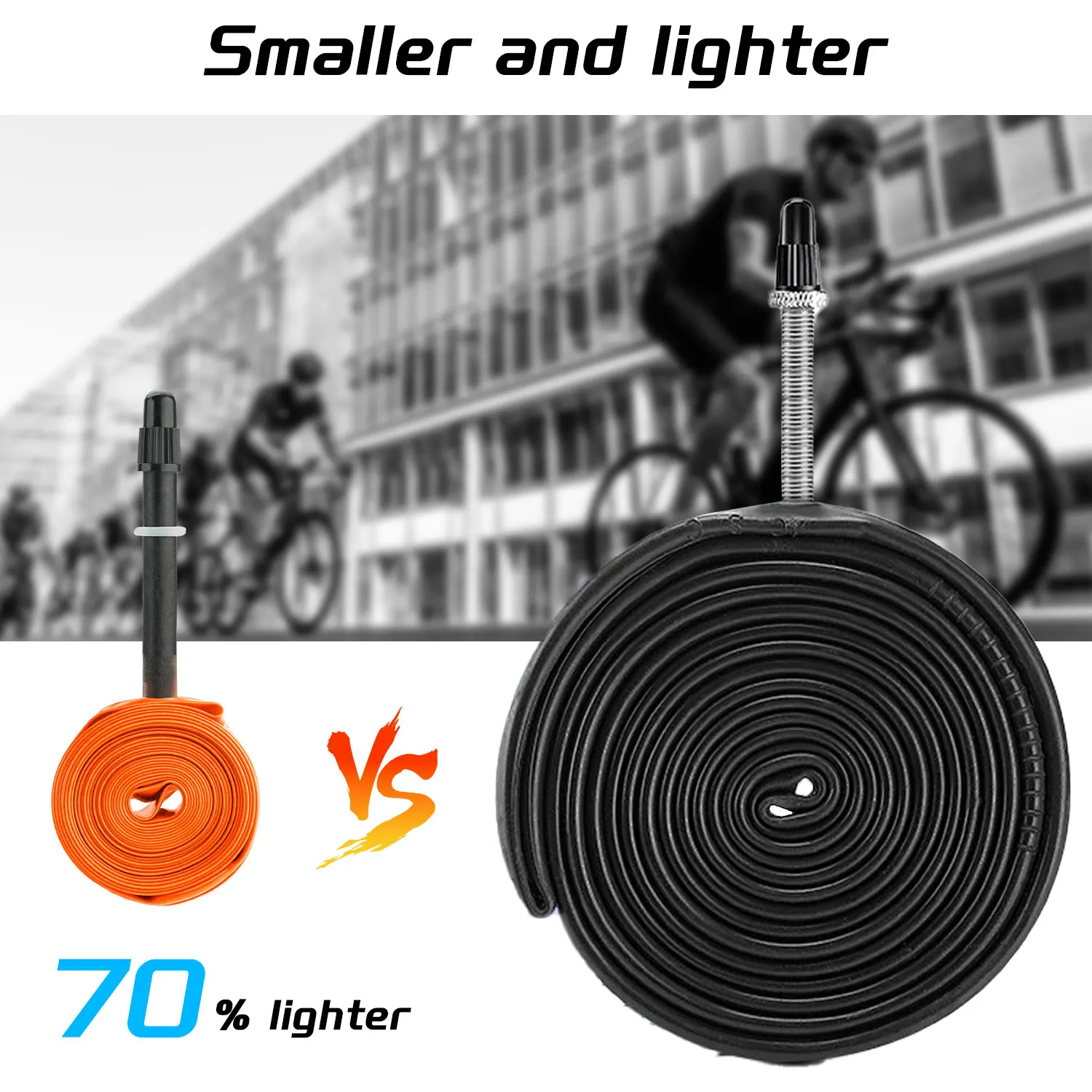 NPY الأنبوب الداخلي 700 23-32C الطريق دراجة نارية أنبوب إطار من البولي يوريثان 700c 45/65/85 مللي متر بريستا صمام دراجة أنبوب إطارات دراجة هوائية خفيفة الوزن