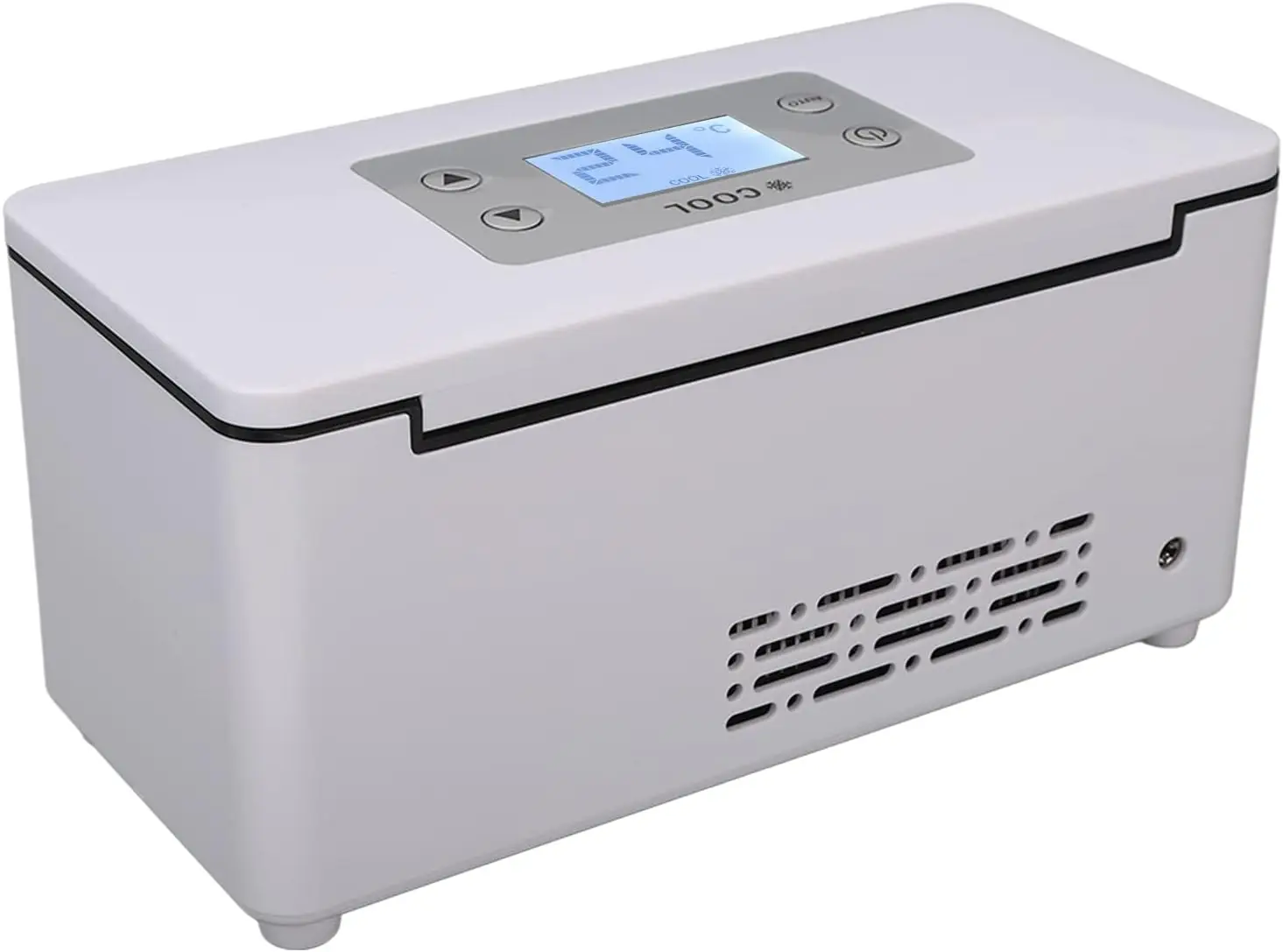 

Mini Medicine Refrigerator, 0-18℃ Adjustable LED Display Screen 6.9x2.4x1inch Insulin Cooler Travel Case, 10W USB Rechargeabl