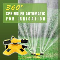 360 Degree Automatic Rotating Garden Lawn Sprinkler Yard Garden Large Area Coverage Water Sprinkler Irrigation Water Sprayer