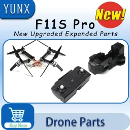 SJRC F11 Pro RC Drone Spare Parts Motor Arm Body Shell Remote Controller Repair Replacement Accessories