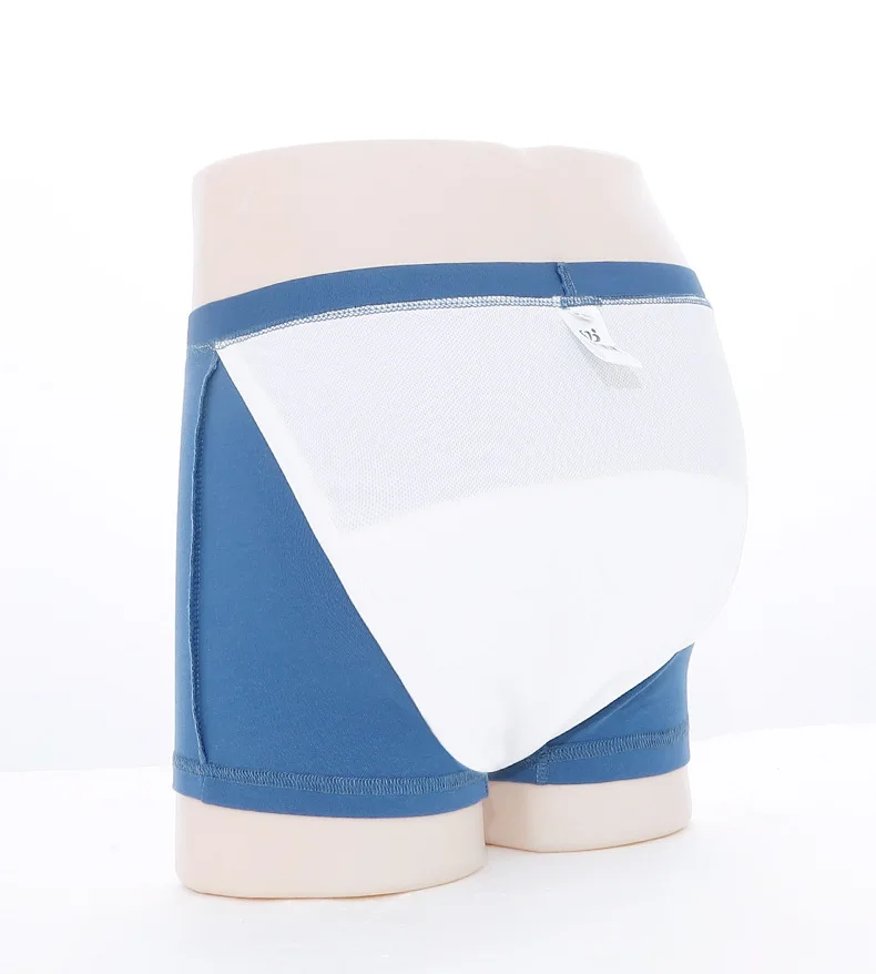 Incontinence Care Panties Men Leakage Protect High Waist Boxer Regular Absorbency Reusable Washable Urinary Incontinence Briefs