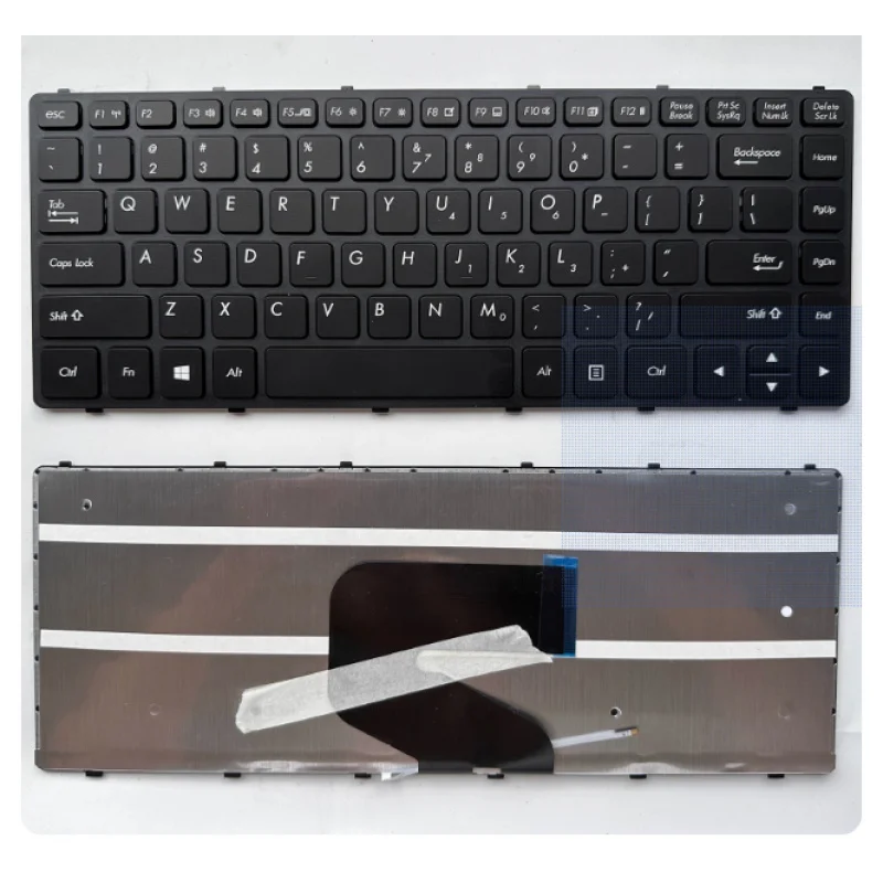 

US English Laptop Keyboard For Getac S410 G1 G2 G3 Semi Rugged Notebook USA United States Keyboards Teclado CS603-C YXT-24-38