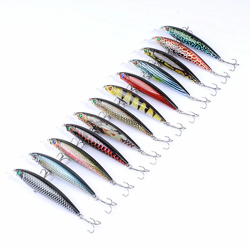 

1pcs 11cm/13.4g Wobblers Crank Artificial Fishing MinnowBaits Lure Color Painting Crankbait Carp Lures For Fishing Accessories