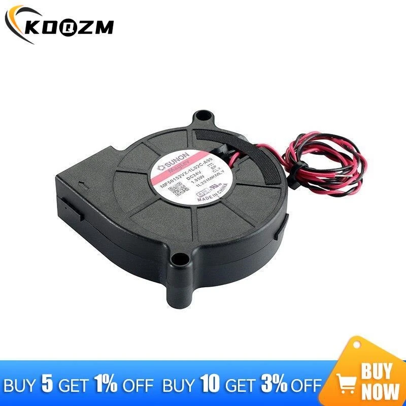 Вентилятор Sunon для 3D-принтера, 5015, 24 В, 5015 А