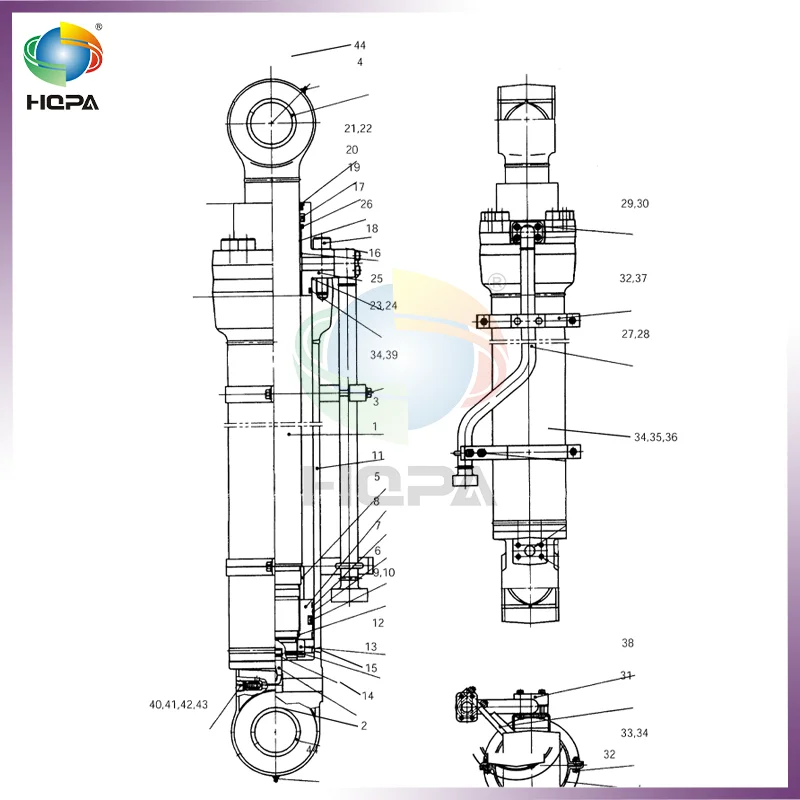 

2440-9240KT 24409240KT 401107-00198A Комплект уплотнений гидроцилиндра стрелы для DOOSAN DH300-V DH300-7 SOLAR 290LC-V SOLAR 290LL SOLAR 300LC-V