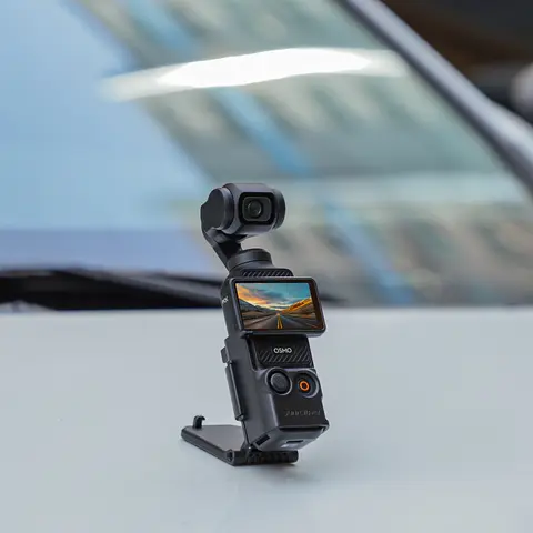 DJI Osmo Pocket3 마그네틱 낙하 방지 마운트 베이스, 각도 조절 가능한 다기능 데스크탑 베이스 액세서리, 더 많은 촬영 각도