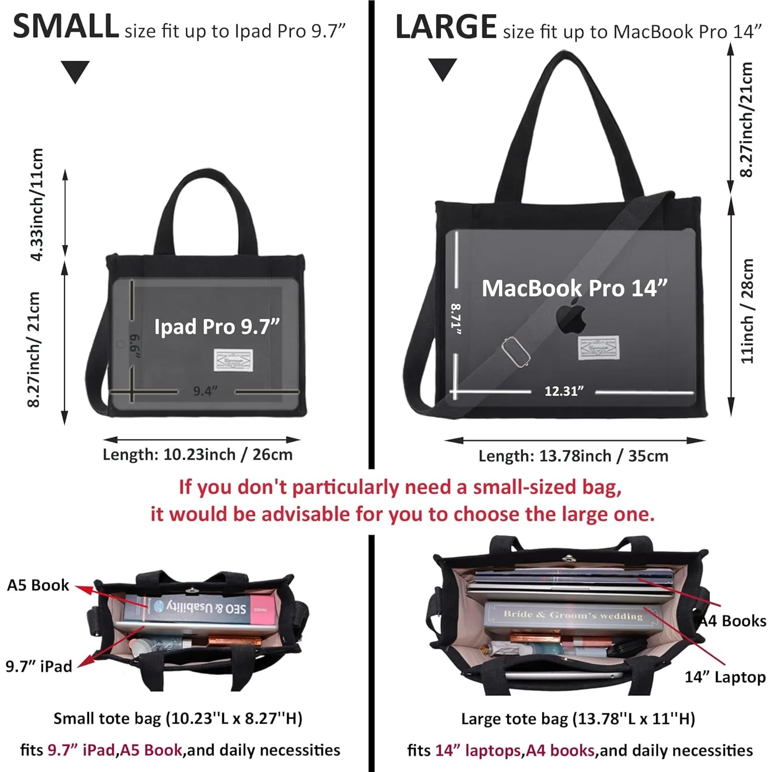 UERRUAM Corduroy Tote Bag for Women Work Crossbody Purse for Everyday,College,Travel,Lightweight Handbag Adjustable Strap