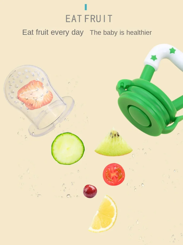 Safety Silicone Fresh Food Fruit Suck Juice Feeder Pacifier Bottle for Baby Infant Nibbler Children Feeder Nipple Teat Nipples