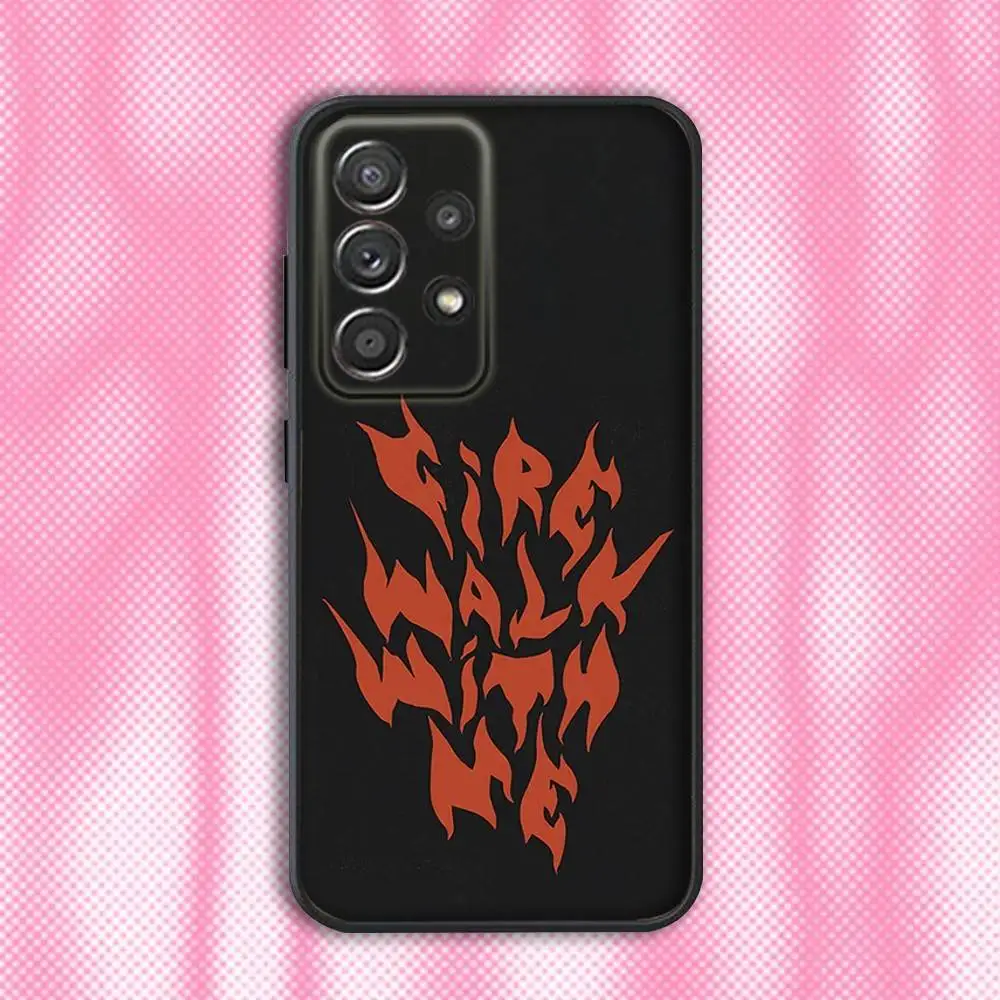 Twin Peaks Fire Walk with Me Capa de telefone para Samsung Galaxy A13, A21s, A22, A31, A32, A52, A53, A71, A80, Soft Black Shell