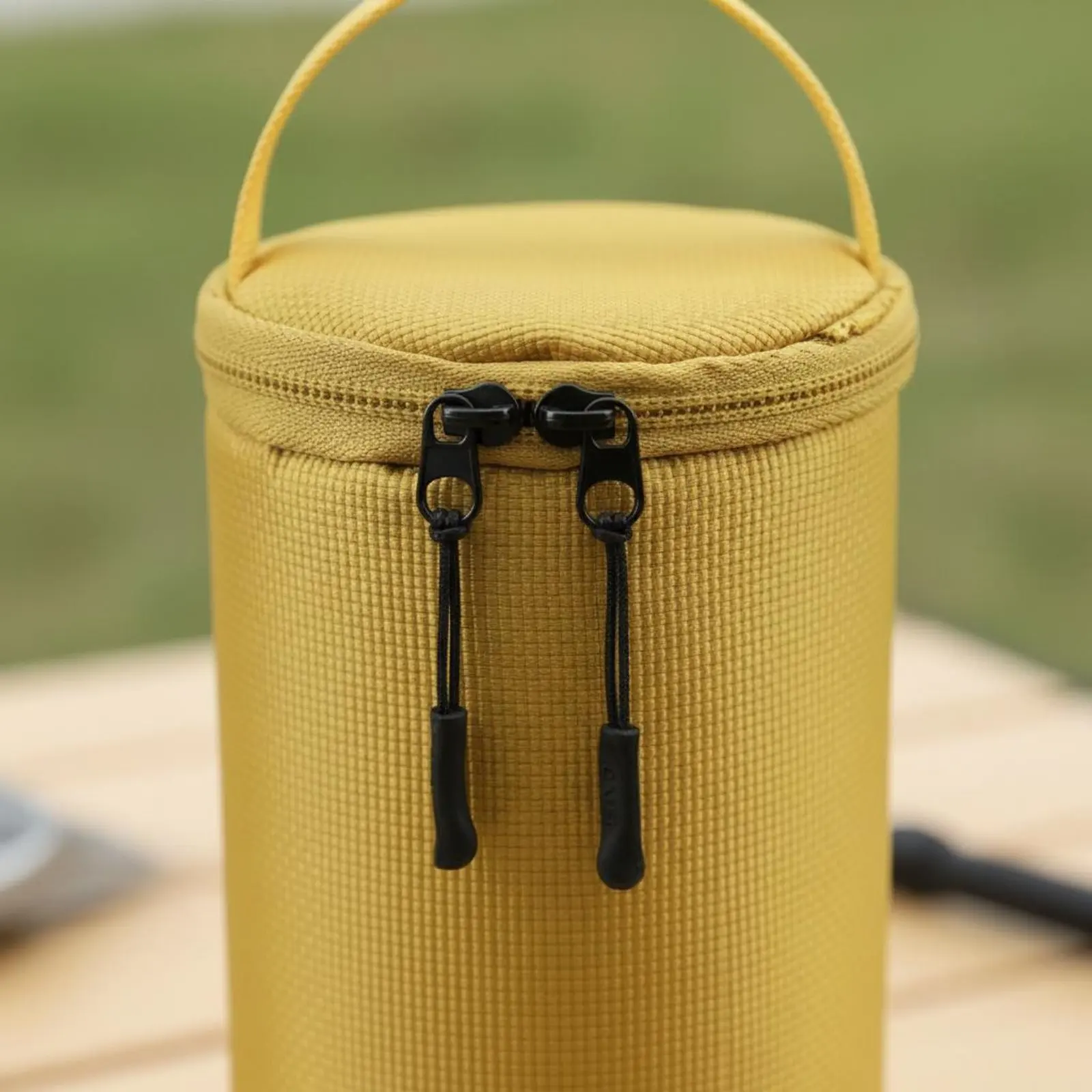 Gas Canister Storage Bag Shockproof Propane Container Carrying Container Cylindrical Lantern Bag Sturdy 900D Material Outdoor