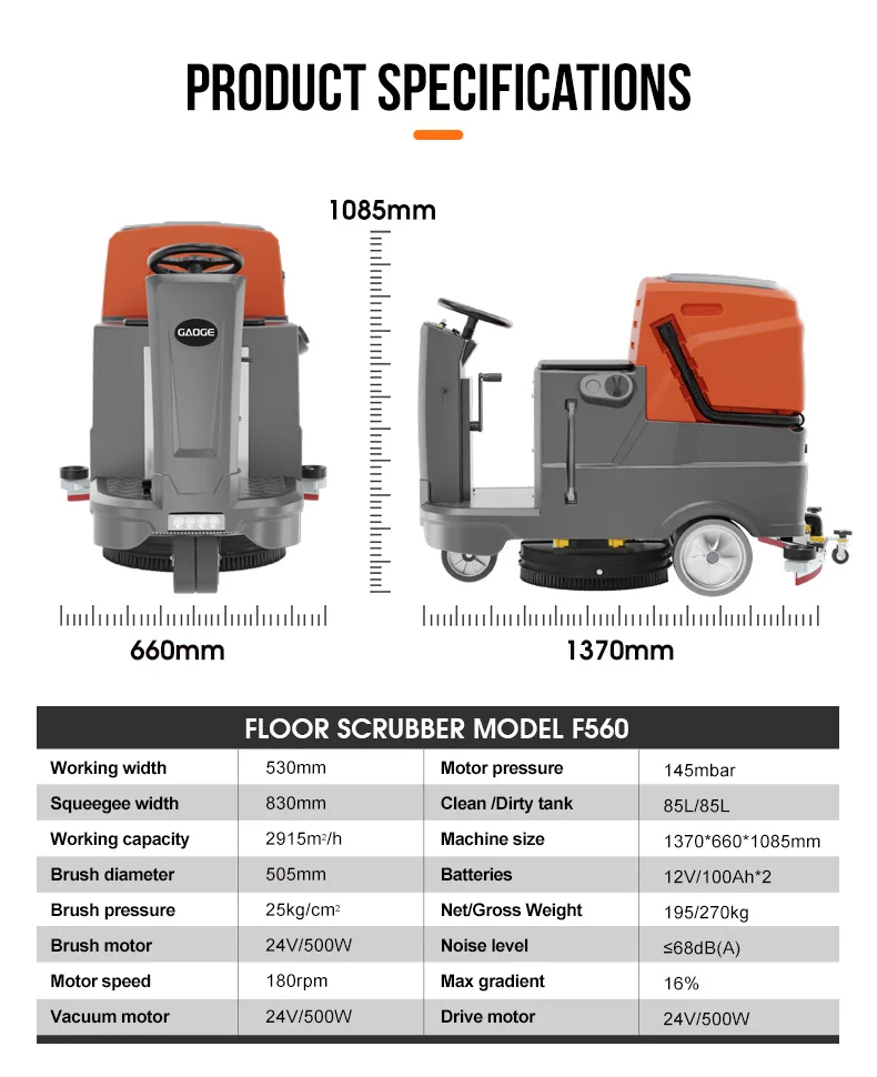 Floor Scrubber 20In Pad Holder for F530/F560 Industrial Floor Cleaning  Machine