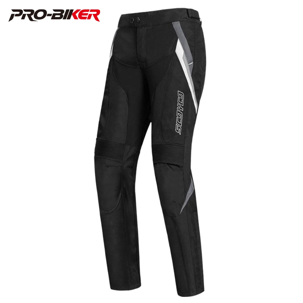 

Summer Motorcycle Pants Man Breathable Motorcycle Pants Riding Trousers With 4pcs CE Certified Protective pads Reflective Pants