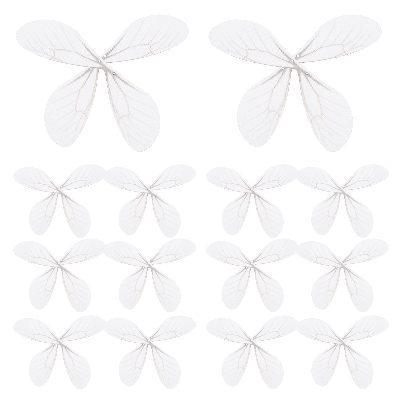 

100 Pcs Home Decor Dragonfly Wings Charm Diy Earring Charms Art Crafts Decorate Butterfly White Supplies
