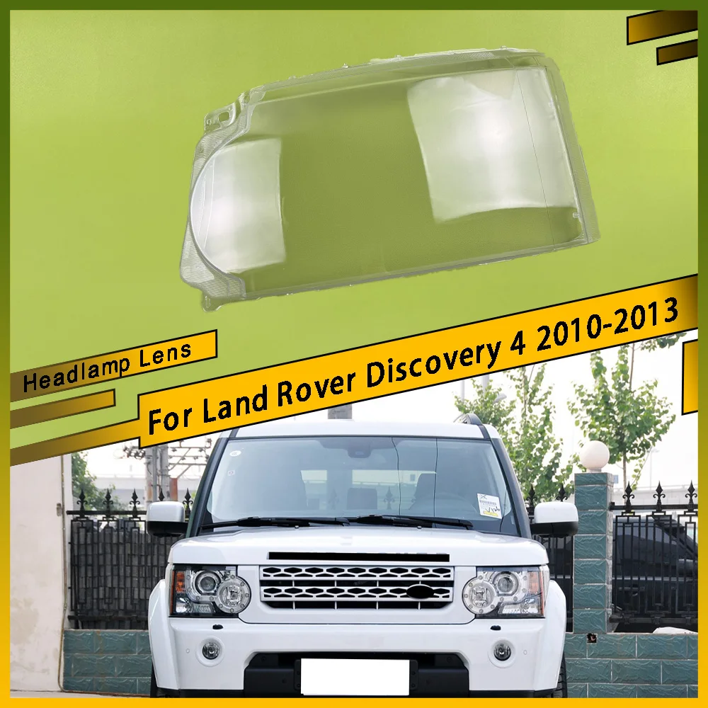 

For Land Rover Discovery 4 2010 2011 2012 2013 Headlight Transparent Cover Lampshade Shell Headlamp Plexiglass Car Accessories