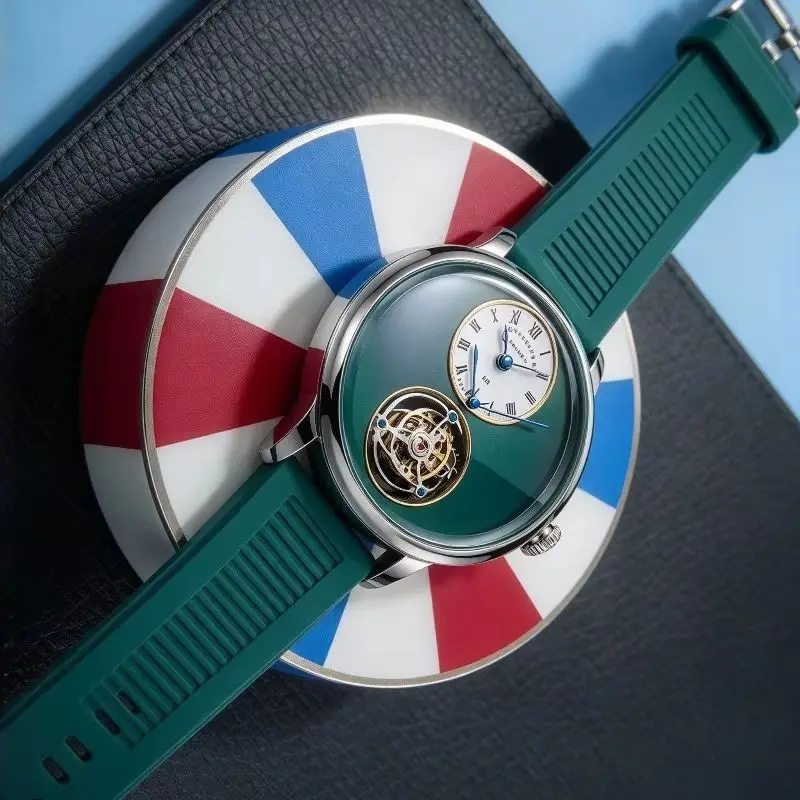 88888 MC-02 Series ORIENTAL CHERRY CAL.6340 Extreme Chen Flying Tourbillon Mechanical Watch Sakura