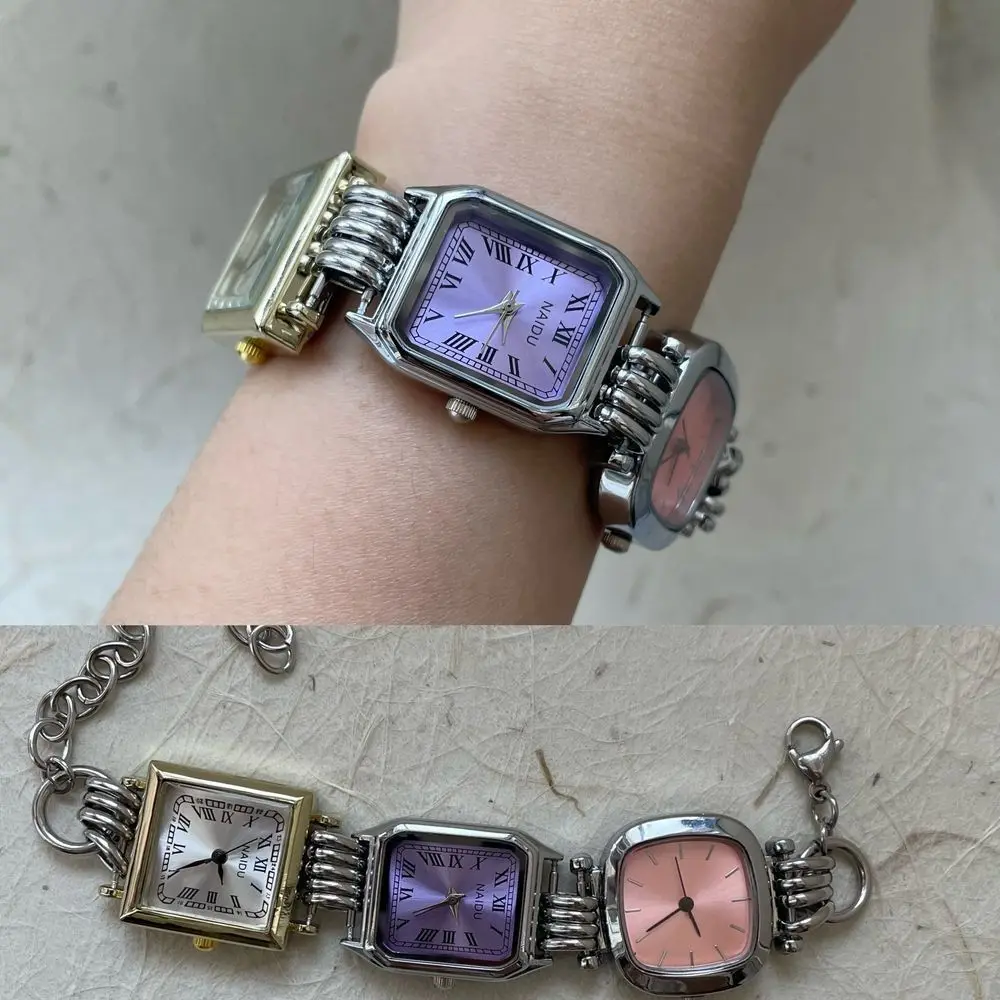 Vintage Style Watch Bracelet Purple Bracelet Punk Style Accessory Fashion Party Gift
