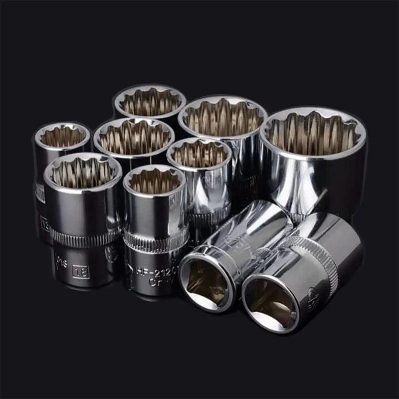 1/2 Drive 12 Points Socket 8mm 9mm 10mm 11mm 12mm 13mm 14mm 15mm 16mm 17mm 18mm 19mm 20mm 21mm 22mm 24mm 27mm 30mm 32mm