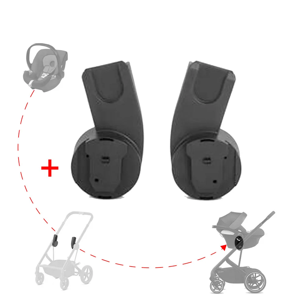 Adaptateur compatible Cybex Talos & Balios S 2019~26, connecteur de fixation sécurisé pour poussette, compatible avec Aton Cloud Q/Z Maxi Cosi Joie Safety Seat