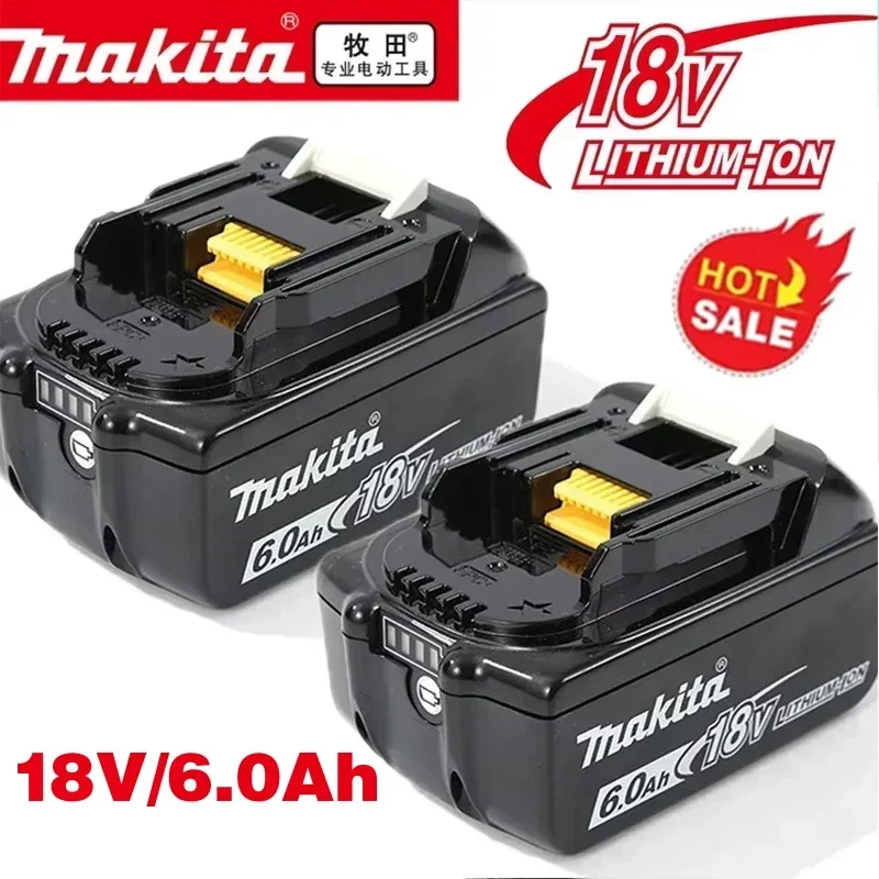 

Аккумулятор Makita 18 В 6 Ач/5 Ач/3 Ач для аккумулятора Makita 18 В BL1860B BL1850B BL1850 BL1840 BL1830 BL1815 Сменные литиевые батареи