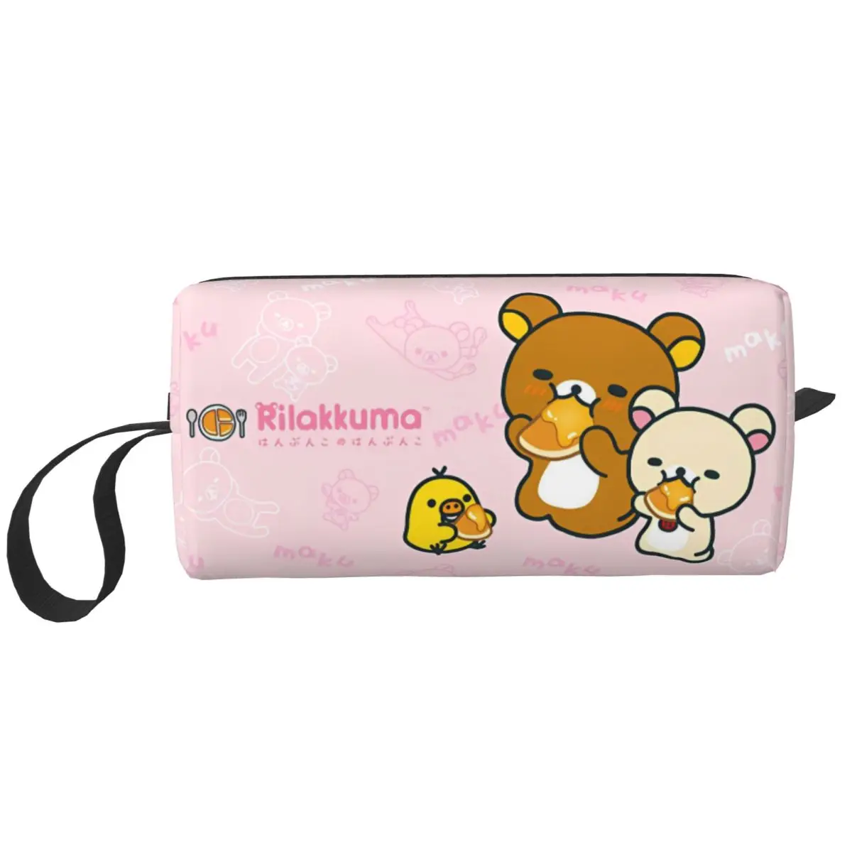 

Rilakkuma милый медведь косметичка косметичка дорожная косметичка органайзер сумка для хранения большая вместимость