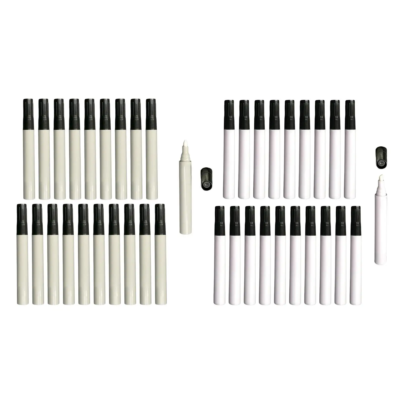 Imagem -03 - Vazio Recarga Pen Rod Barris Pintura a Tinta do Tubo em Branco Nib Holder Fine Marker 10 Pcs