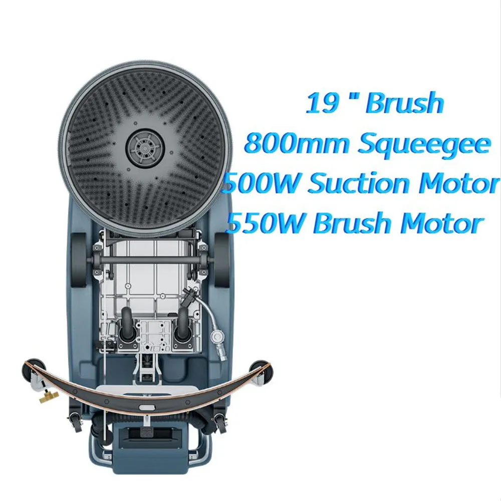 آلة تنظيف المشي الصناعية الأوتوماتيكية X55T، منظف تنظيف الأرضيات #3