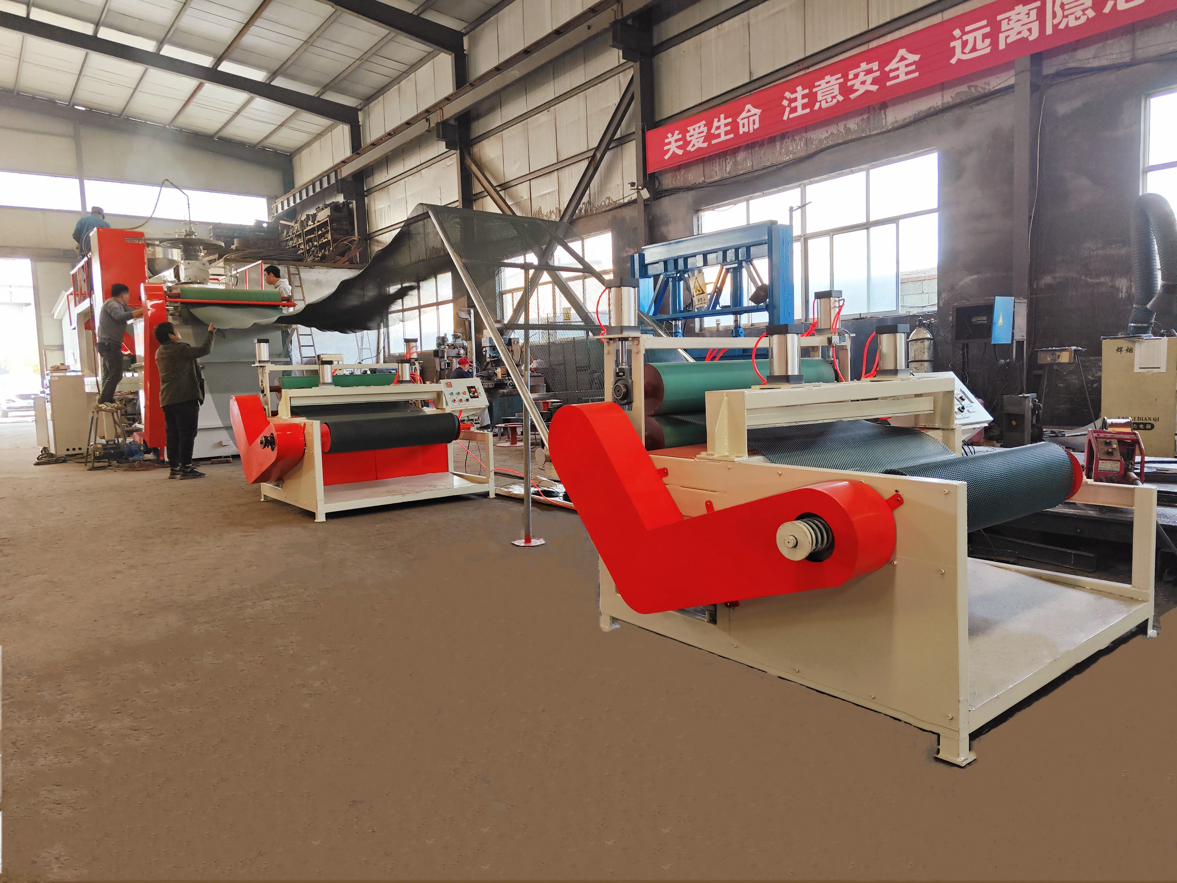 플라스틱 압출기 모기장 곤충망 제조기 창문 메쉬 제조 장비