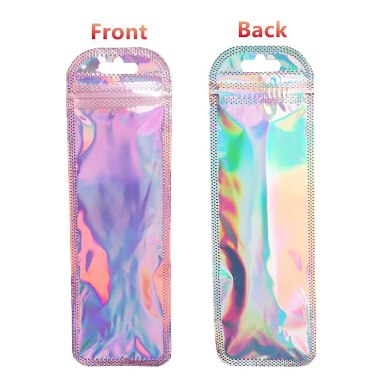 2025 الاتجاه 100 قطعة الأغلاق الثلاثية الأبعاد القلم رائحة برهان الحقيبة سستة إغلاق أكياس التعبئة والتغليف القابلة للغلق للقلم قابل للغلق تخزين با