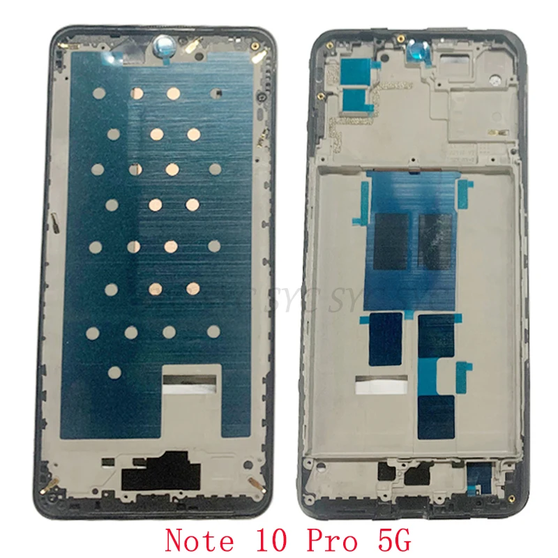 Middle Frame Housing LCD Bezel Plate Panel For Xiaomi Redmi Note 10 Pro 5G 10S Phone Metal LCD Frame Repair Parts