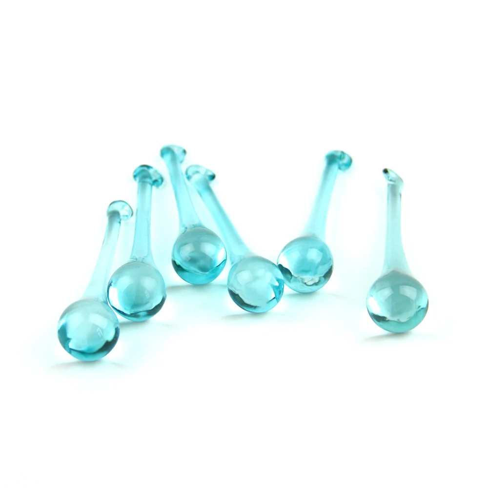 

16x60mm/20x80mm Lt.aquamarine Crystal Prism Raindrop Weddings Accessories Crystal Glass Lighting For Chandelier