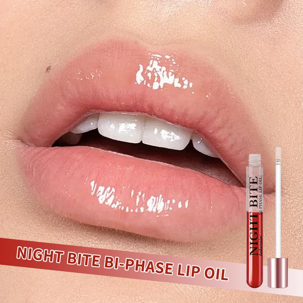 

Lip Oil Moisturizing Long-Lasting Nourishing Reduce Dryness Night Bite Bi-Phase Remove Dead Skin Colorless Nature Care Lips Balm