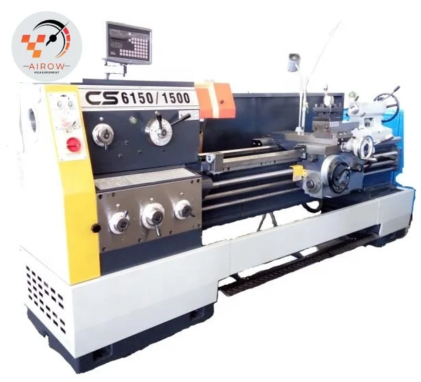 Airow CS6250C 1000mm Heavy Duty Horizontal Manual Chinese Metal Lathe Machine for Metal Work