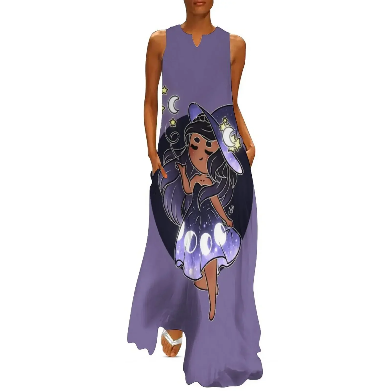 

Moon Witch Long Dress dresses for official occasions summer clothes beach dresses Woman dresses Dress