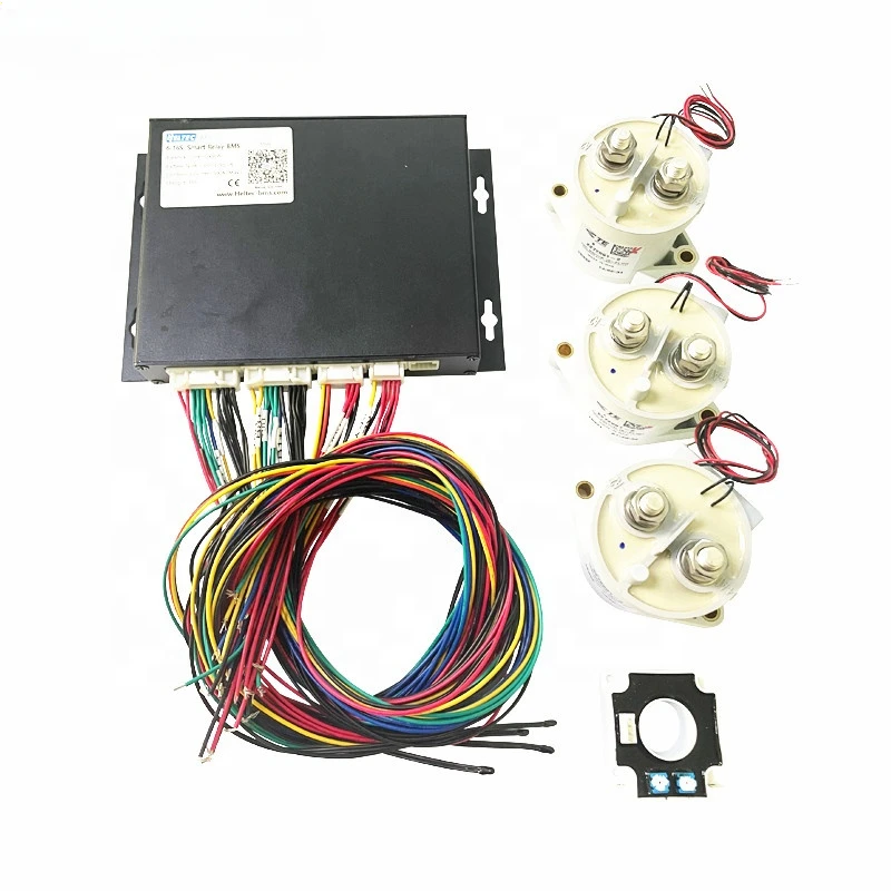 Relay Smart bms master slave high voltage 96V 110V 144V 300VLFP bms for Large vehicle starting power engineering vehicle