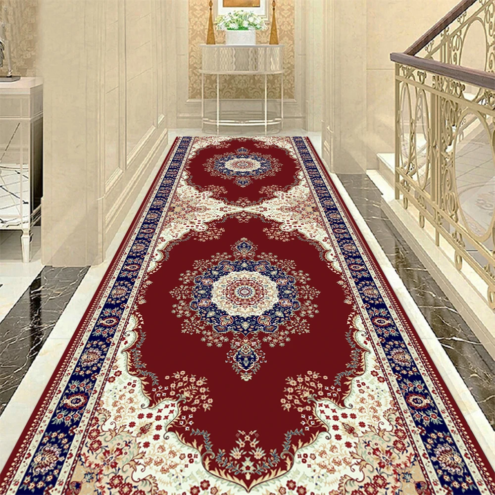 European Style Corridor Carpets Rug National Living Room Bedroom Area Rugs Home Decor Prayer Mat Kitchen Carpet Indoor Doormat