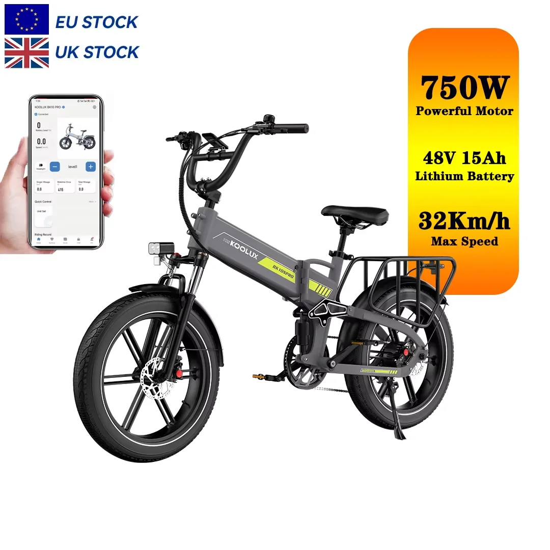 AliExpress Folding Electric Bicycle 750W Powerful Motor 48V15AH Lithium Battery E Bike Adult 20*4.0 Inch All-terrain Fat Tire Electric Bike