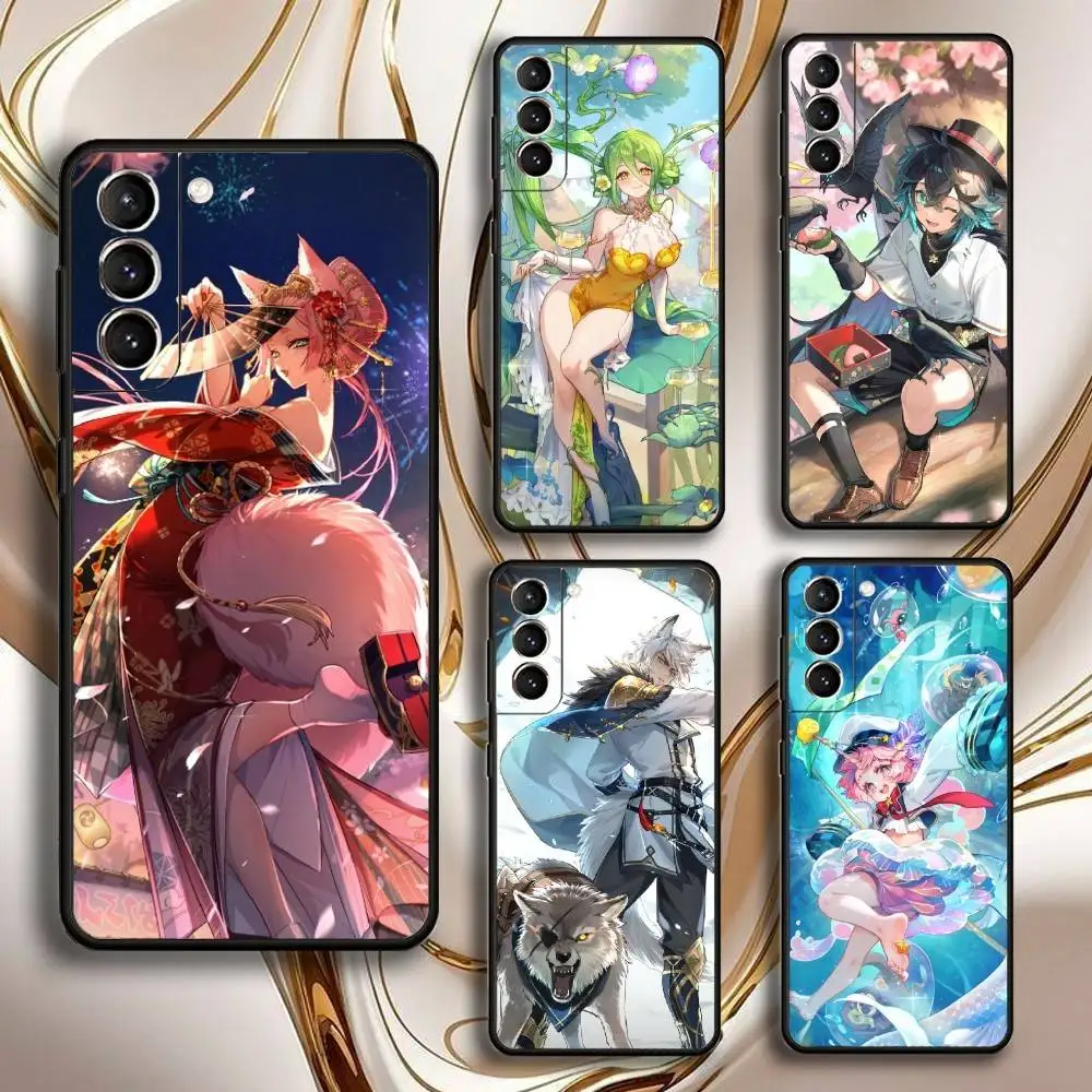 

Isekai Slow Life Phone Case For Samsung GalaxyA13,21s,22,31,32,52,53,71,72,73,Soft Black Shell