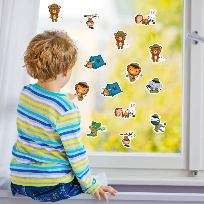 500PCS Cartoon Creative Christmas Gift Stickers Sealing Stickers Merry Christmas Adhesive Labels